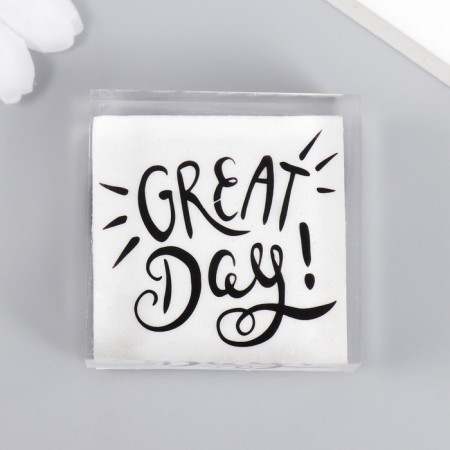 Acrylic Print "Great Day" 4x4x2 cm-1