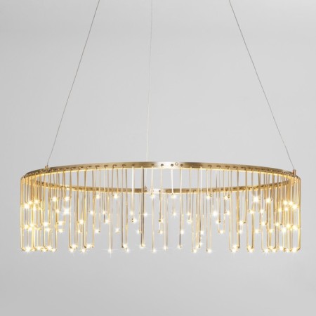 Squirrel Bogate’s Firefly 454/1, LED, 36 W, 3000K, 2965LM, 650x650 mm, brass color-2