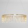 Squirrel Bogate’s Firefly 454/1, LED, 36 W, 3000K, 2965LM, 650x650 mm, brass color
