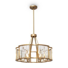 Suspension lamp Maytoni Mod087PL-06G, 6HE14, 40W, 60x60x99 cm, Color Gold