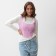 Women's corset leather, p. M, pink