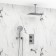 The shower system wasserkraft a171568 Thermo, built -in, thermostat, tropical shower, chrome 1012019