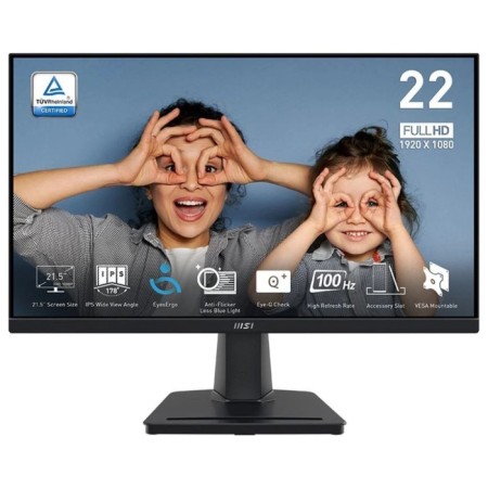 Monitor MSI 21.5 "Pro MP225 Black IPS LED 1MS 16: 9 HDMI 1300: 1 250CD 178g/178g 1920x1080 107990
