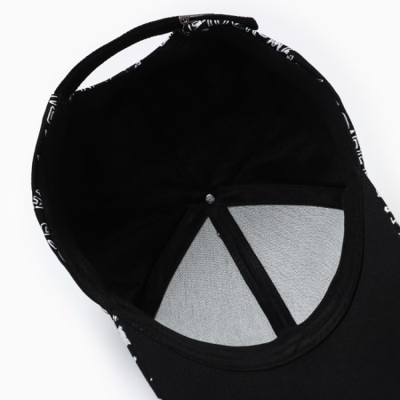 Menku cap with inscriptions, black color, rr 58-3