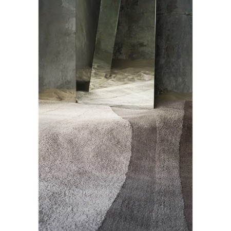 Cotton carpet with a drawing Rice Plantation Terra, size 160x230 cm-6
