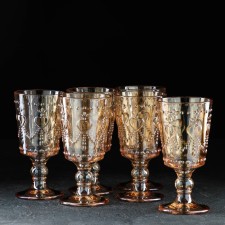 A set of glasses of glass 