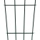 Trellis, 180 × 61 × 1 cm, metal, green