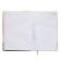 Leduced Diary A5, 160 sheets, Devente. Wild CAT, solid cover of artificial leather with foam rubber, color cut, block 70 g/m2, orange