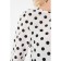 Female blouse, size 42, white-black color