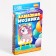 Diamond mosaic with partial filling on the stand for children "Funny Unicorn"
