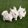 Garden figure "Zaychat Trio" 26x15cm