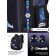 Frame backpack, 37 x 29 x 18 cm, Skyname R4 + bag for shoes, watches, blue R4-420-m