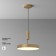Technical C032CL-45W3K-RD-MG, LED, 45 W, 400X400X60 mm, 2880 lm, 3000K, 2835, matte gold, matte gold