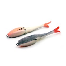 Поролоновая рыбка YAMAN Devious Minnow на двойнике, 135 мм, цвет 18 UV, 5 шт.
