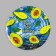 Disposable paper plate Happy Avo Birthday, set 6 pcs, 18 cm