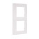 Frame Legrand Etika 672502, double, white