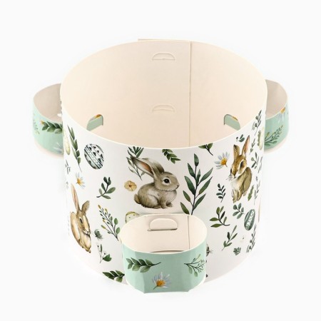 Kulich rim with a place for eggs "Bunny", 41.6 x 10 cm-2