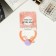 Hair gum "Grace" ball luxury, 5 cm, mix