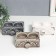 Ceramics candlestick for 2 candles "plant pattern" MIX 5x12x8 cm