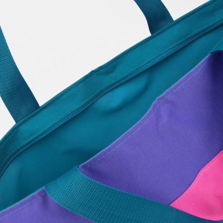 Bag beach on lightning, without lining, sea wave/pink/lilac-2