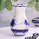 Vase "Dandelion", Gzhel, Porcelain, 10 cm