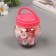Glue tape plastic in the jar "White and Pink" NR 40 pcs 1.2 cm, dl. 0.9 m 7x7x9 cm
