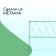 Decorative fence, 70 × 482 cm, 5 sections, metal, green, "bobi"