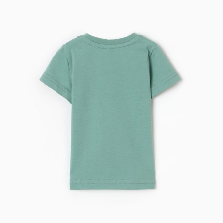 T -shirt for a boy, color sage, height 86 cm-3