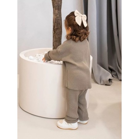 Knitted children's Knitted Amarobaby Noodles, height 74 cm, brown color-9