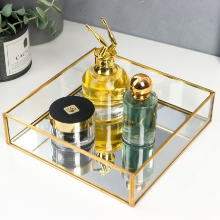 Standing interior glass with a square "Square" 5x20x20 cm-1