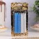 Set of candles for the Cake "Spark", 12 pcs, 8 cm, blue and silver metallic