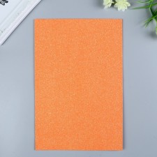 Foamiran glitter Magic 4 Hobby 2 mm cent. Orange, 20x30 cm