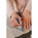Jeans for jeans fabric thermal -resistant, white color