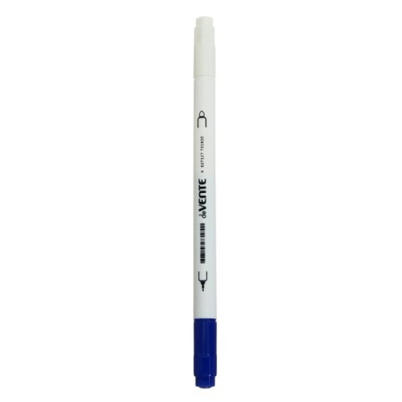 A pen with erased ink caplicular DEVENTE, 0.5 mm and 3 mm, white case, blue ink-1