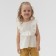 Blouse for Minaku girl, white color, height 134 cm
