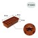 Box for growing green onions, 40 × 19 × 10 cm, 21 holes, red