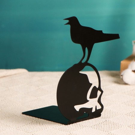 Holder-stand for the books "Raven on the Skull", black, 1pc-2