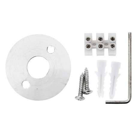 Adapter for hidden installation of a Domoterm, chrome-1