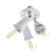 Front Continuator for Feron, LH62, E27, 250V, plastic, white color