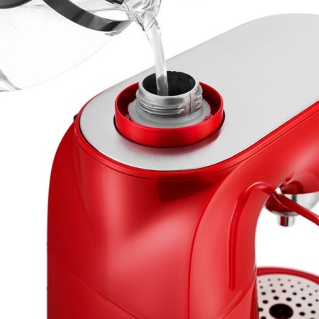 Kofevarkakkitfort KT-756, Rozhkova, 800 watts, 0.24 l, cappuccino, red-6