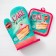 Kake kitchen set of CAKE, seized 17x17 cm, mitten 26x16 cm