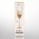 A glass for champagne New Year's “drink for a happy year”, for the New Year, 200 ml.