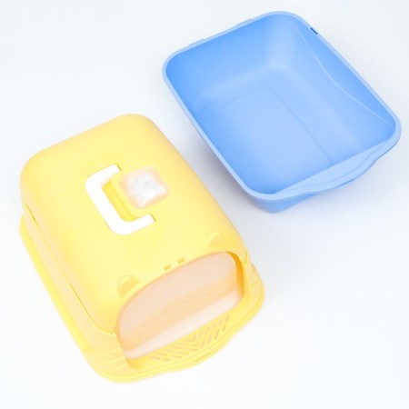 Domik toilet 36 x 37 x 51 cm, blue-yellow-12