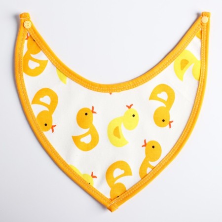 Bandana Bibsord/Salunavik for feeding waterproof on the button, for a girl, mix-1