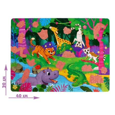 Puzzle “Collect, find, show. Jungle ", 88 elements-1