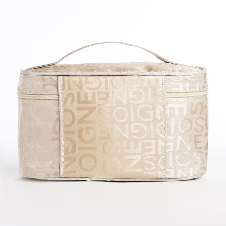 Lightning cosmetic bag, beige color-1