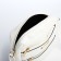 Bag Cross-Bodi with a zipper, white color
