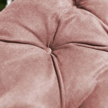 Pillow for swing "Tina", diameter 60 cm, color light pink-4