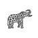 Wooden interior puzzle "Design Elephant"