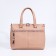 Luggage bag on lightning, 2 external pockets, pink color